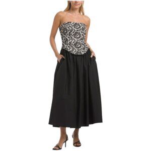 TOCCIN Melody Corset Midi Dress